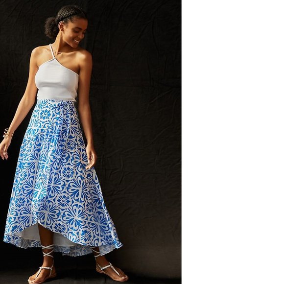 Anthropologie Dresses & Skirts - COPY - Anthropologie Hutch Printed Wrap Maxi Skirt XL new with tag